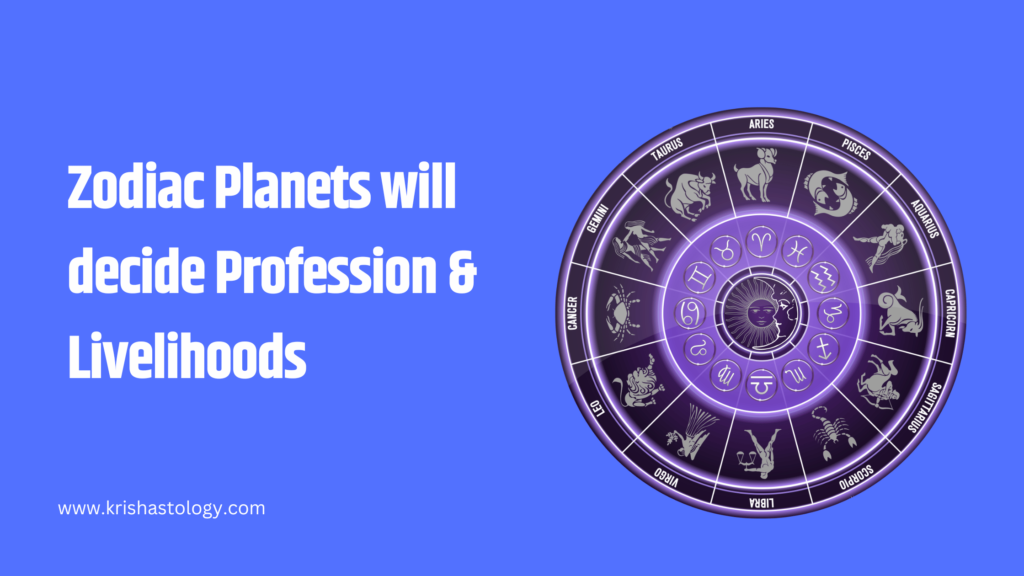 Zodiac Planets will decide Profession & Livelihoods